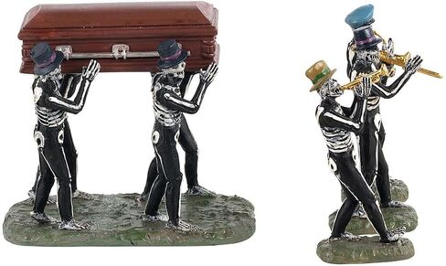 Lemax Jazz Funeral, set of 4#13554 in Saudi Arabia