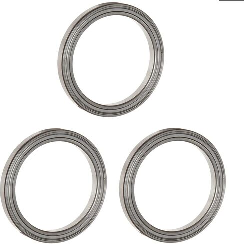 3pcs 6807ZZ 35x47x7mm 6807Z 6807 Deep Groove Ball Bearings Low Noise Double Shielded Bearing Steel in Saudi Arabia
