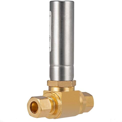 (1 Pack) Lidertik Water Hammer Arrestor for Dishwasher and Toilet 3/8 Inch Male Compression and 3/8 Inch Female Compression, Absorb Shock and Reduce Noise for Water Pipe in Saudi Arabia