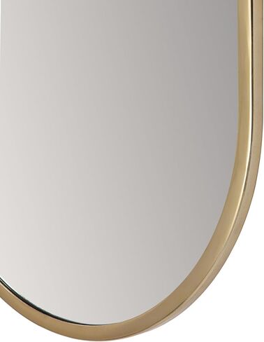 ديكور الموئل مرآة خطية بيضاوية ذهبية مقاس 60 × 20 بوصة من بينيلوب in Kuwait