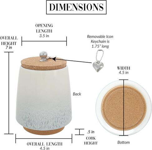 Pavilion Gift Company Home-6.5" بنك توفير سيراميك، أزرق، بيج، بني in Kuwait