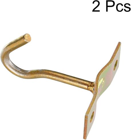 uxcell Ceiling Hooks, 4Pcs 12 Inch Screw Mounted Top Long Hooks - for Hanging Plant Pots, Fans, Lights, Lanterns in Saudi Arabia
