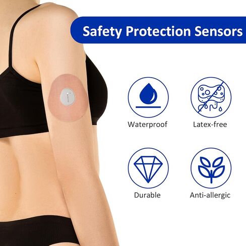 20Pcs Dexcom G7 Adhesive Patches Waterproof, Overpatch for Dexcom G7, Breathable G7 Dexcom Over Patch, Premium Adhesive Patches for G7, Hypoallergenic & Skin-Friendly in Saudi Arabia