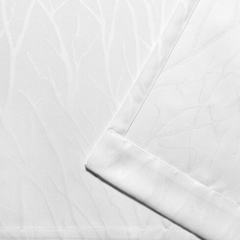 Exclusive Home Forest Hill Woven Room Darkening Blackout Grommet Top Curtain Panel Pair, 52"x108", Winter in Saudi Arabia