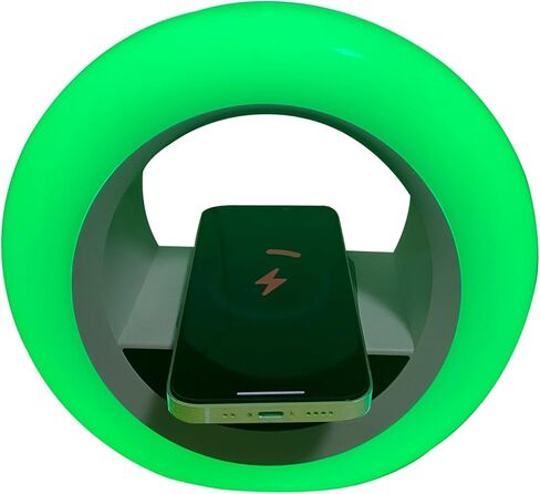 ساعة منبه لشروق الشمس من OMEO مع شحن لاسلكي للنوم الثقيل، ساعة منبه لأشعة الشمس للبالغين، ساعة منبه خفيفة مع صوت مهدئ و16 تأثيرات إضاءة ناعمة، هدية مثالية in Kuwait