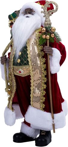 Kurt S. Adler KK0049 Santa, Multi-Color, 18" Tall in Saudi Arabia