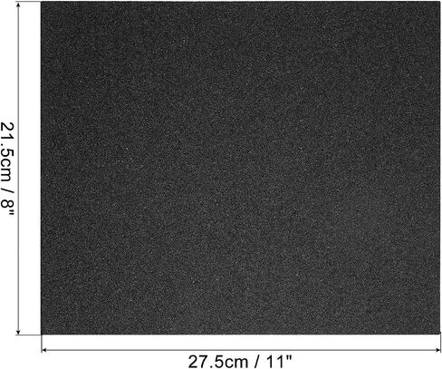 Rebower Glitter EVA Foam Sheets, [for Arts and Crafts Projects] - 11x8 Inch 2mm Thickness/Gold Tone / 12 Pcs in Kuwait