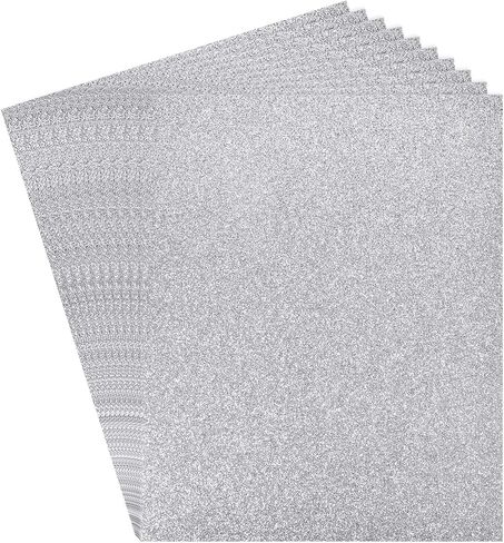 Rebower Glitter EVA Foam Sheets, [for Arts and Crafts Projects] - 11x8 Inch 2mm Thickness/Gold Tone / 12 Pcs in Kuwait