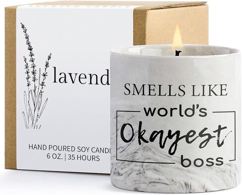 Boss Gifts for Women, Boss Candle Boss Lady Gifts Boss Gifts Boss Appreciation Gifts for Women Boss Lady Office Decor Boss Day Christmas Birthday Gifts Gift for Boss Mentor Manager Superwoman 6oz in Saudi Arabia