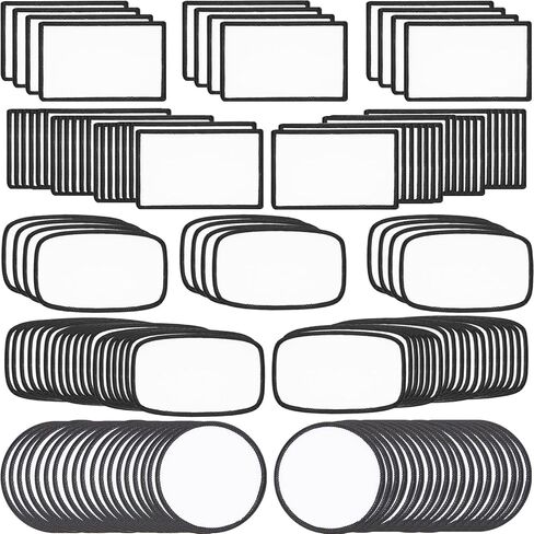 60 PCs Sublimation Patches - Iron On Blank Patches for DIY Crafts Hats Caps Backpack Uniforms in Kuwait