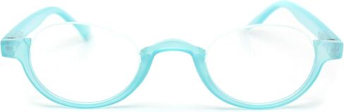 SA106 Bottom Half Plastic Rim Round Oval Powered Reading Glasses in Saudi Arabia