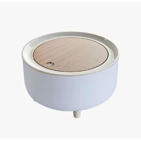 -Modern Mini Desktop Trashcan | Bedside Table Round Trashcan | Modern Simple Press Trashcan | Student Dormitory Bucket & Water Resistant | Cute Makeup Bin