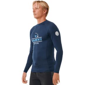 حذاء Rip Curl الرجالي هاواي بعامل حماية من أشعة الشمس فوق البنفسجية 50+ بأكمام طويلة من Rashguard in Kuwait