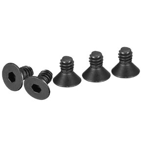 #6-32x5/8" Flat Head Socket Cap Screws, 20 Pack Hex Socket Flat Head Screws Carbon Steel Black Oxide, Full Thread, Countersunk Bolts