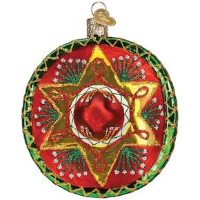 Old World Christmas Ornaments Sombrero Glass Blown Ornaments for Christmas Tree