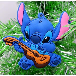Stitch Playing Ukulele Christmas Ornament (Unique Shatterproof Design)