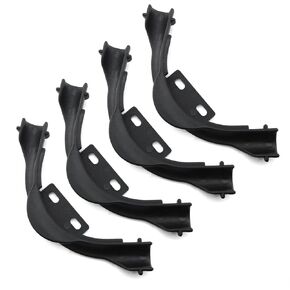 4pcs Black Plastic 3/4" PEX Tubing Bend Support with Nailing Tab/Ear
