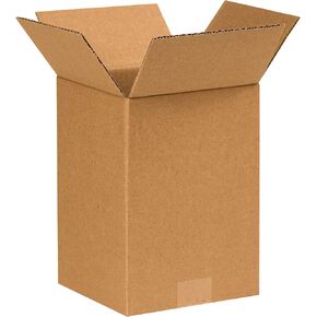 PARTNERS BRAND 7x7x10 Corrugated Boxes, Small, 7L x 7W x 10H, Pack of 25 | Shipping, Packaging, Moving, Storage Box for Home or Business, Strong Wholesale Bulk Boxes