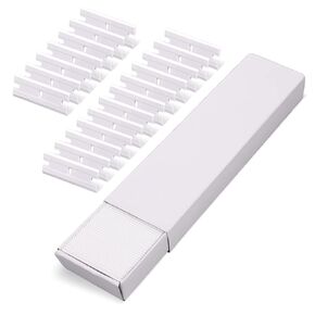 EHDIS Plastic Razor Blades 100 PCS Double Edged Plastic Blade for Safety Glass Scraper and Plastic Razor Scraper Tool for Remove Decals Stickers Adhesive Label Glue and Glass Clean-Orange