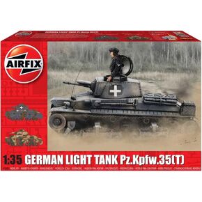 Airfix JagdPanzer 38 Tonne Hetzer Late Version 1:35 WWII Military Tank Plastic Model Kit A1353