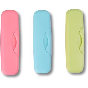 Tuciyke Tampon Storage Bag,Plastic Tampon Organizer Bag Pack of 3 Small Pouch for Feminine Products 6 * 2 * 1inches Portable Period Bags for Women,Ladies,Girls