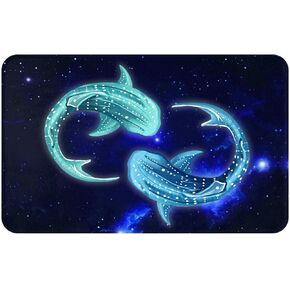 Autism Awareness Carpet Playmat Rug 20"X32",Non-Slip Soft Living Dining Room Rug for Front Door Entrance Outside Doormat