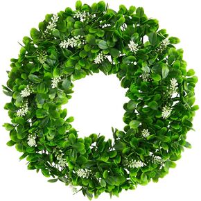 Nearly Natural 13in. Jasmine Artificial Wreath