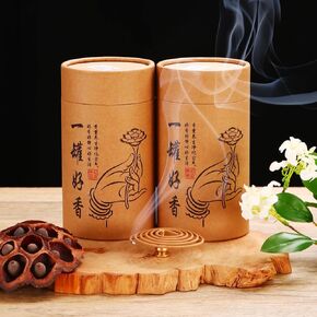 Incense Coils, Natural 12 Scents Sandalwood Lavender Jasmine Agarwood, 240pcs Handmade Incense with Gourd Holders for Sleep/Yoga/Work/Office, Long Lasting for 2-4hours to Relieve Stress