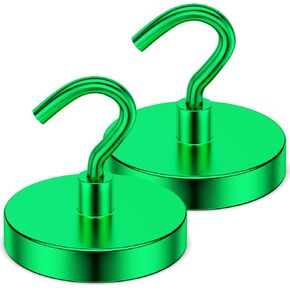 Grtard Magnetic Hooks Heavy Duty, 110lb+ Magnets with Hooks, Strong Magnetic Hooks for Hanging, Cruise Cabins, Workplace, Garage, Office, Classroom, Kitchen and Grill.