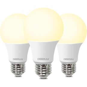 LED Light Bulbs Daylight 5000K, 60 Watt Equivalent LED Bulbs, A19 Standard Bulbs, 800 LM, 15000 Hours, E26 Base, Non-Dimmable, 8.5W LED Bulbs for Bedroom Living Room 24 Pack