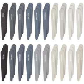 onoson 60 Pieces Sanding Sticks Buffing Model Sticks for Plastic Models Assorted Metal and Wood Sanding Tools Polishing Stick Accessory for Craft Amateur and Beginner (Classic Style)