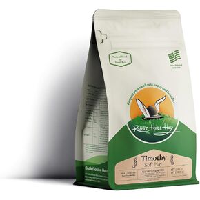 Rabbit Hole Hay Ultra Premium, Hand Packed Soft Timothy Hay for Your Small Pet Rabbit, Chinchilla, or Guinea Pig (12oz)