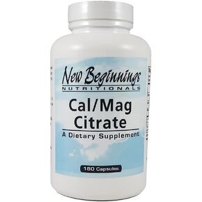 New Beginnings Nutritionals CalciumMagnesium Citrate (180 Caps)