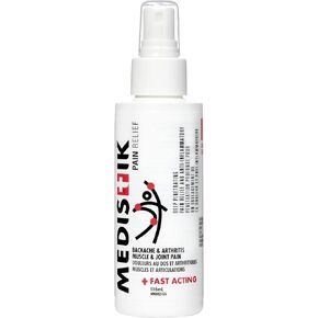 MEDISTIK Spray - Fast Acting Extra Strength Pain Relief Spray for Backache, Arthritis Muscle & Joint Pain, 118 ml, Pack of 2