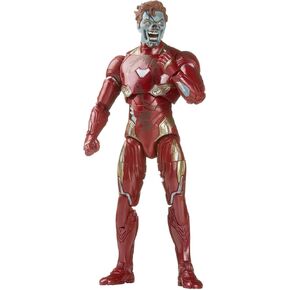 Marvel Legends Series MCU Disney Plus What if Zombie Iron Man Action Figure 6-inch Collectible Toy, 4 Accessories, Multicolor