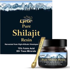 Shilajit Resin [1,000 mg] Pure Himalayan Organic Natural ||Gold Grade|| Alpine Harvested & Lab Purified for Men & Women, Max Potency >75% Fulvic Acid & 85+ Trace Minerals, for Energy & Immune Boost