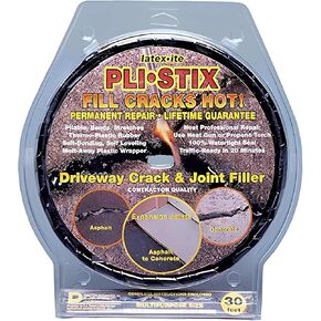 Latex-ITE Pli-Stix Black Black Asphalt Crack Filler 30 ft. Set of 2