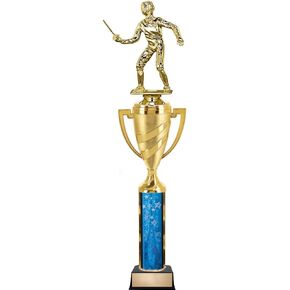 Crown Awards Fencing Trophies - 14" Male Fencing Sword Trophy, Engraving Included Prime