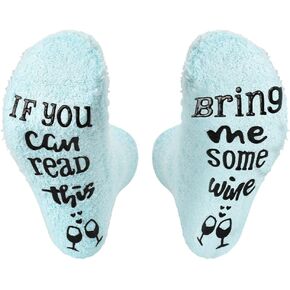 If You Can Read This Bring Me Socks for Women Men Funny Daughter Son Birthday Retirement Gifts for Mom Dad Gifts