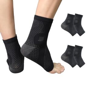 2 Pairs Neuropathy Socks for Women & Men, Functional Socks for Neuropathy, Soothe Relief Socks for Neuropathy Pain