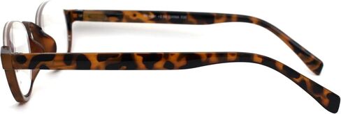 SA106 Bottom Half Plastic Rim Round Oval Powered Reading Glasses in Saudi Arabia