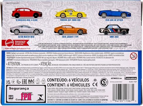 الألعاب - المنتجات المميزة - مجموعة سيارات 2023 Hot Wheels European Car Culture 6 in Saudi Arabia
