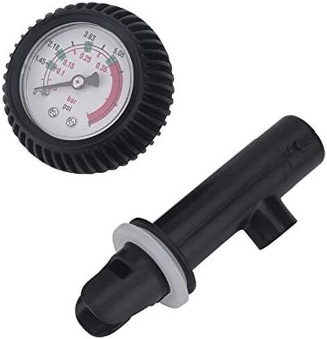 Inflatable Boat Air Gauge, Kayak Air Pressure Gauge,Inflatable Boat Pressure Gauge Air Thermometer for Inflatable Boat Kayak Accessory Test Air Valve Connector Stand Up Paddle Board Surfing Parts in Saudi Arabia