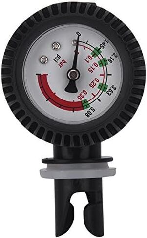 Inflatable Boat Air Gauge, Kayak Air Pressure Gauge,Inflatable Boat Pressure Gauge Air Thermometer for Inflatable Boat Kayak Accessory Test Air Valve Connector Stand Up Paddle Board Surfing Parts in Saudi Arabia