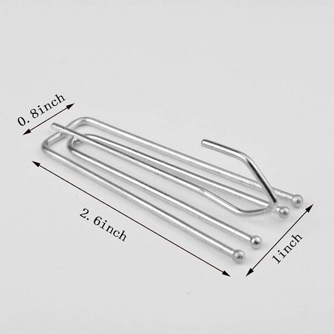 12 Yards Length Curtain Tape with 30PK Stainless Steel Curtain Pleat Hooks, 4 Prong Hooks rustproof with 3.2" Wide Curtain Heading Deep Pinch Pleat Tape. in Saudi Arabia
