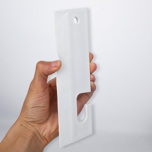 White Silicone Squeegee with Hanging Hook Mini Soft Window Squeegee Shower Small Scraper Squeegee Water Blade Glass Cleaning Squeegee for Shower Doors Mirror Kitchen Countertops Sink Car Windshield in Saudi Arabia