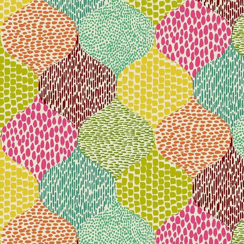 Stitch & Sparkle 100% Cotton Duck 45" Width Pop Flower Print Azure Color Sewing Fabric by The Yard D032G0701 in Saudi Arabia