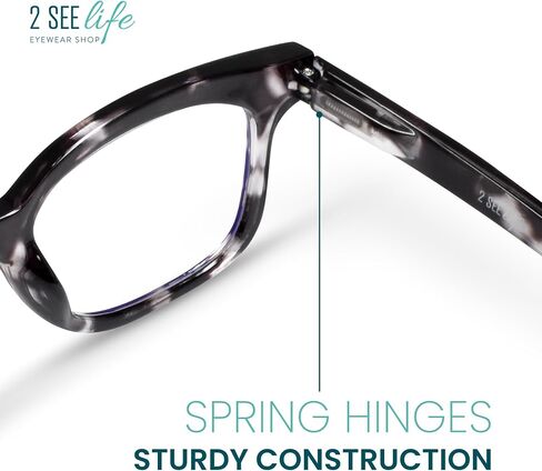 Grey Leopard Tortoise Shell Blue Light Readers For Women To Look Chic with High Vision - Sturdy & Durable Reading Glasses For Women - For All Face Shapes Women Reading Glasses - 2.75 Reading Glasses in Saudi Arabia