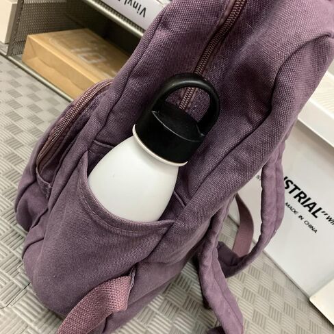 Canvas Small Backpack Purse for Women Cute Aesthetic Green Mini Backpack for Teen Girls Ladies Vintage School Bookbag Purse in Saudi Arabia