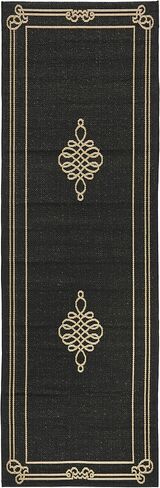 SAFAVIEH Courtyard Collection 8' x 11' Green/Cream CY6788 Indoor/ Outdoor Waterproof Easy-Cleaning Patio Backyard Mudroom Area-Rug in Saudi Arabia